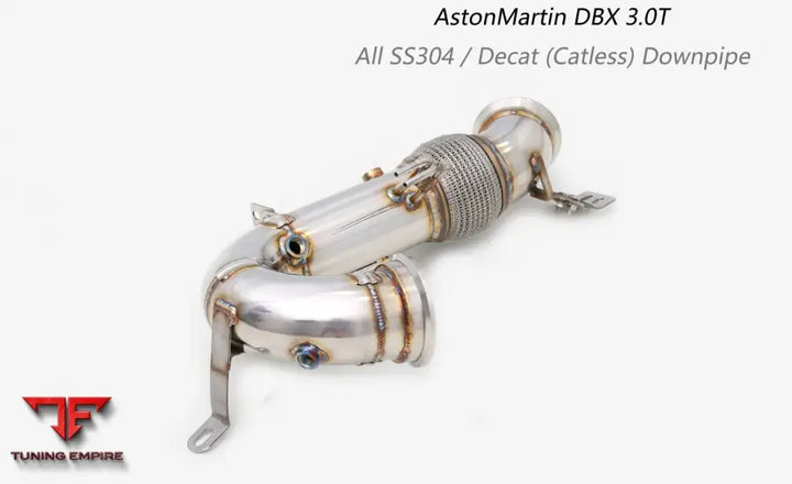 Aston Martin Dbx 3.0T All Ss304 Catless Downpipe Exhaust System