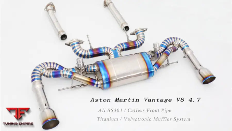 Aston Martin Vantage V8 4.7T All Ss304 Front Pipe Titanium Valvetronic Exhaust System