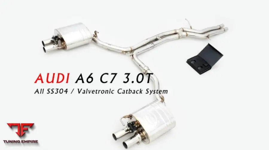 Audi A6 C7 3.0T All Ss304 Valvetronic Exhaust System