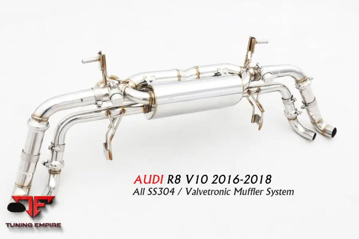 Audi R8 5.2 V10 2016-2018 All Ss304 Valvetronic Exhaust System