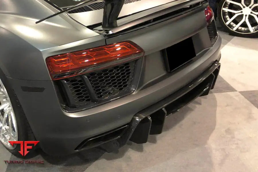 Audi R8 Coupespyder Vrs Style Carbon Fiber Rear Diffuser