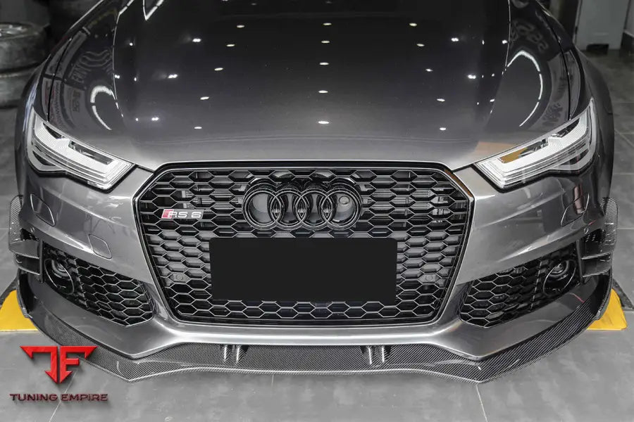 Audi Rs6 Avant Bs Style Carbon Fiber Front Lip