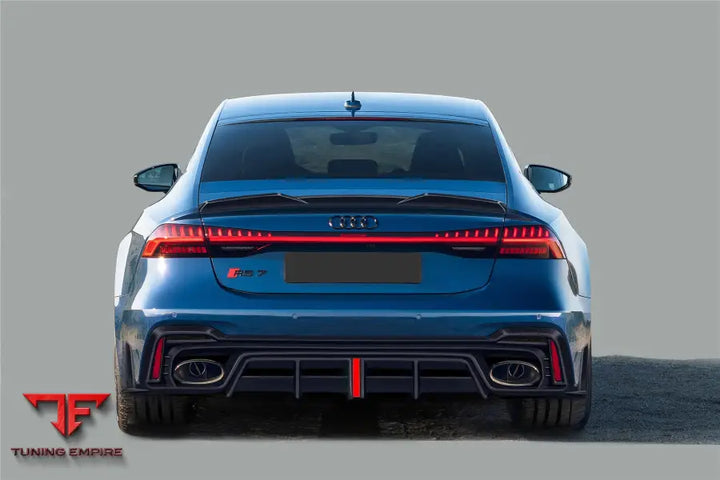 Audi Rs6 Avant C8 & Rs7 Quattro Imp Performance Ver.2 Rear Diffuser