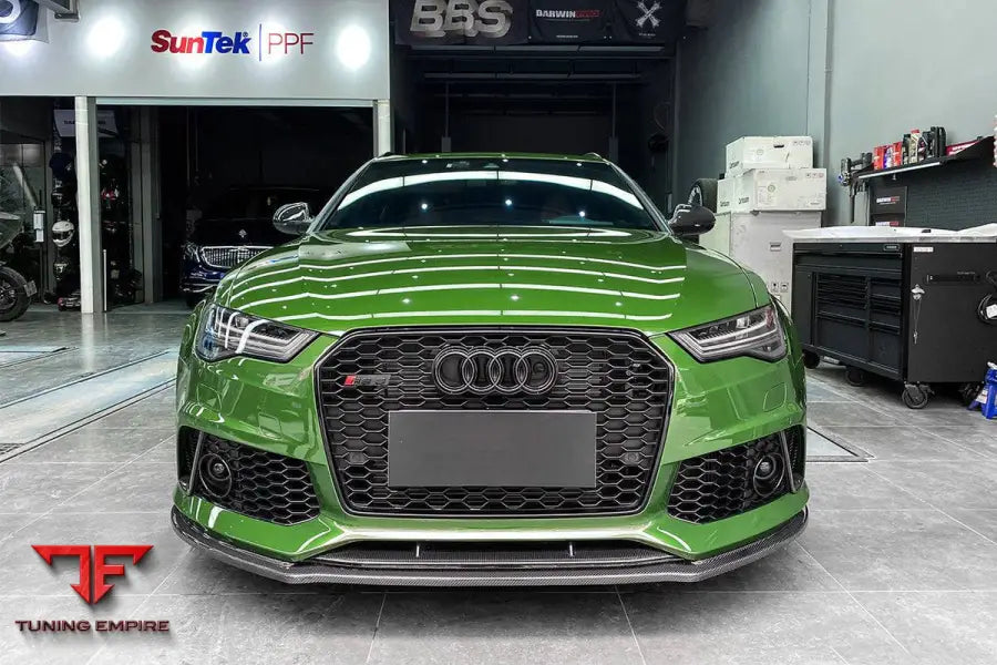 Audi Rs6 Avant Oe Style Carbon Fiber Front Bumper Caps