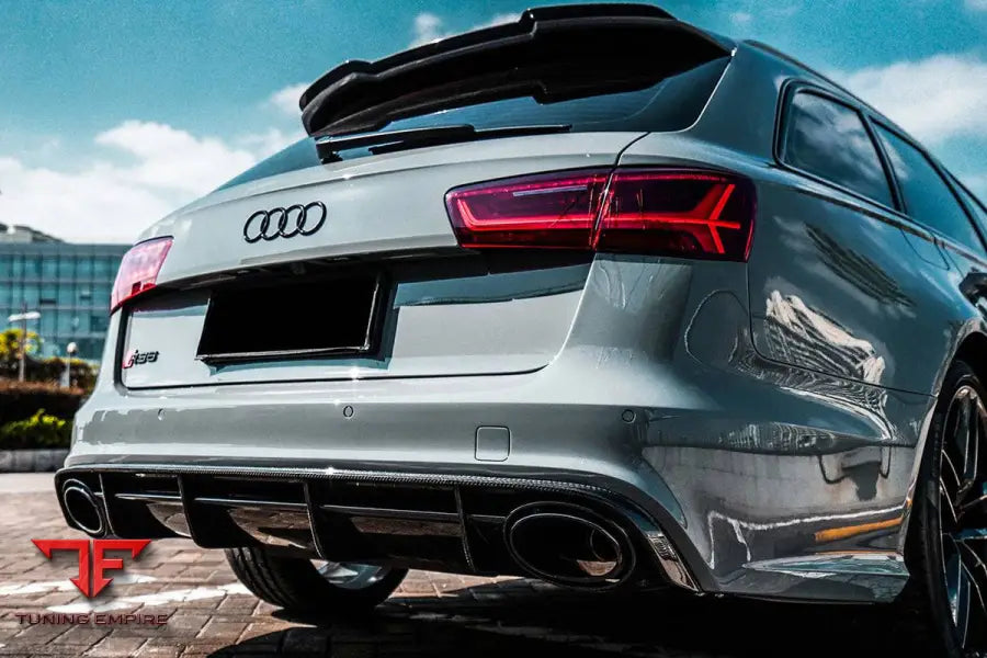 Audi Rs6 Avant Oe Style Carbon Fiber Rear Lip