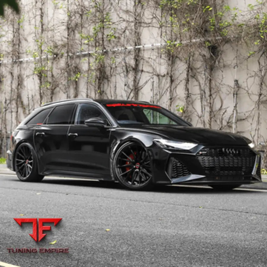 AUDI RS6 VOSSEN HF-4T SATIN BLACK WHEELS