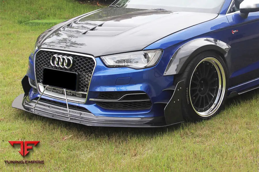 Audi S3 A3 Sline Sedan Bkss Style Front Lip With Under Board