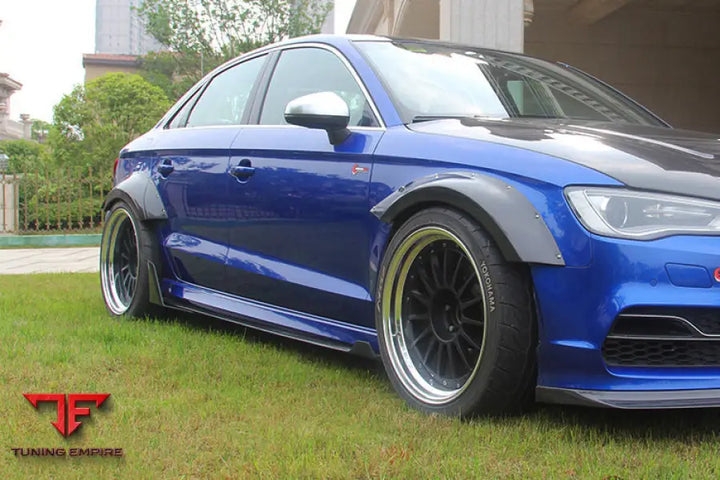 Audi S3 & A3 Sline Sedan Bkss Style Side Skirts With Winglets