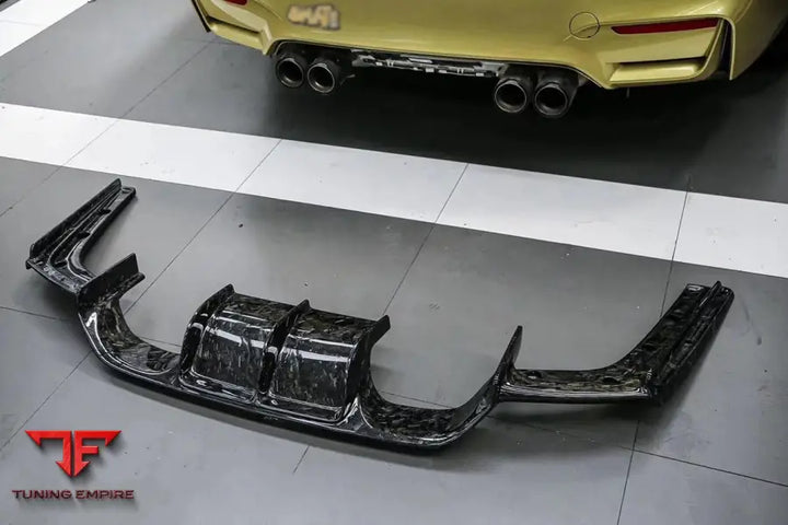 BMW M3 F80 M4 F82 VRS STYLE CARBON FIBER REAR DIFFUSER BSD