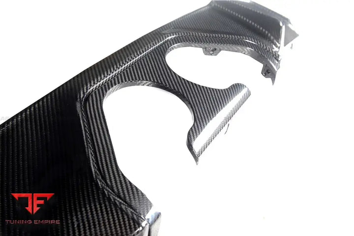 Bmw M3 G80 Mp Style Dry Carbon Fiber Middle Rear Lip With Winglets Bsd