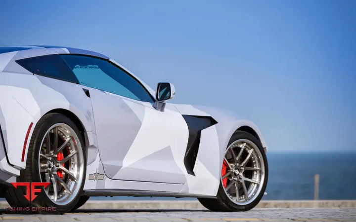 CORVETTE C7 Z51 BKSS STYLE FIBER REINFORCE PLOYMER WIDE REAR FENDER BSD