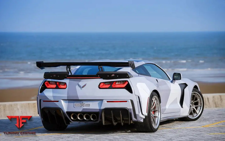 CORVETTE C7 Z51 BKSS STYLE FIBER REINFORCE PLOYMER WIDE REAR FENDER BSD