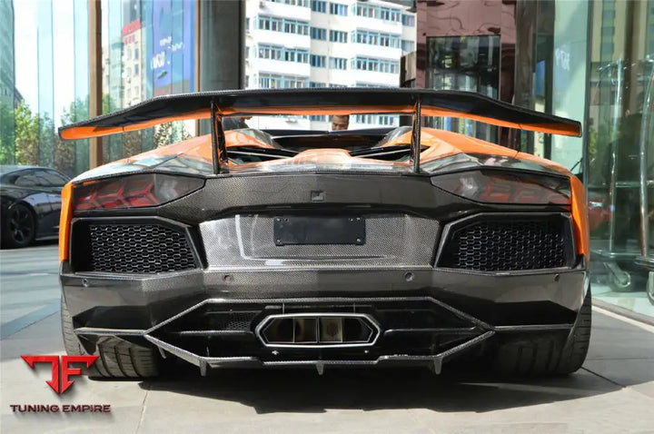 Lamborghini Aventador Lp700 $ Lp740 Couperoadster Dc Style Carbon Fiber Rear Diffuser Bsd