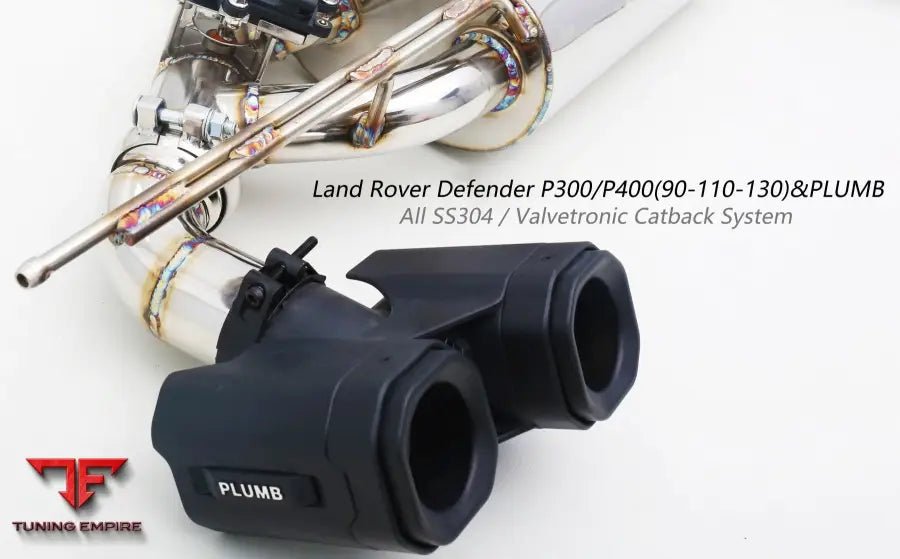 Land Rover Defender 2020-2024 All Ss304 Valvetronic Exhaust System