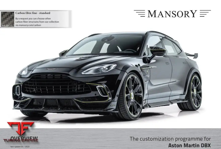 Mansory Aston Martin Dbx Upgrade Kit