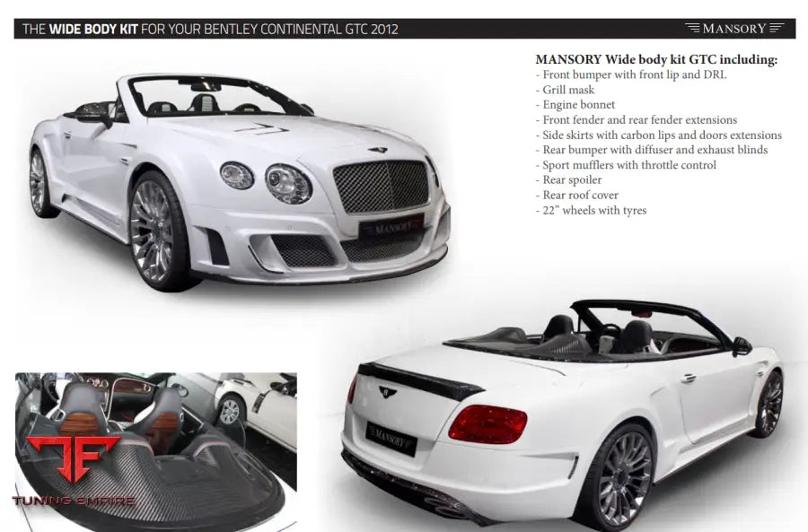 Mansory Bentley Continental Le Ii Gt/Gtc - Limited Edition