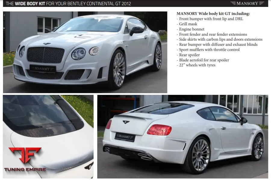 Mansory Bentley Continental Le Ii Gt/Gtc - Limited Edition