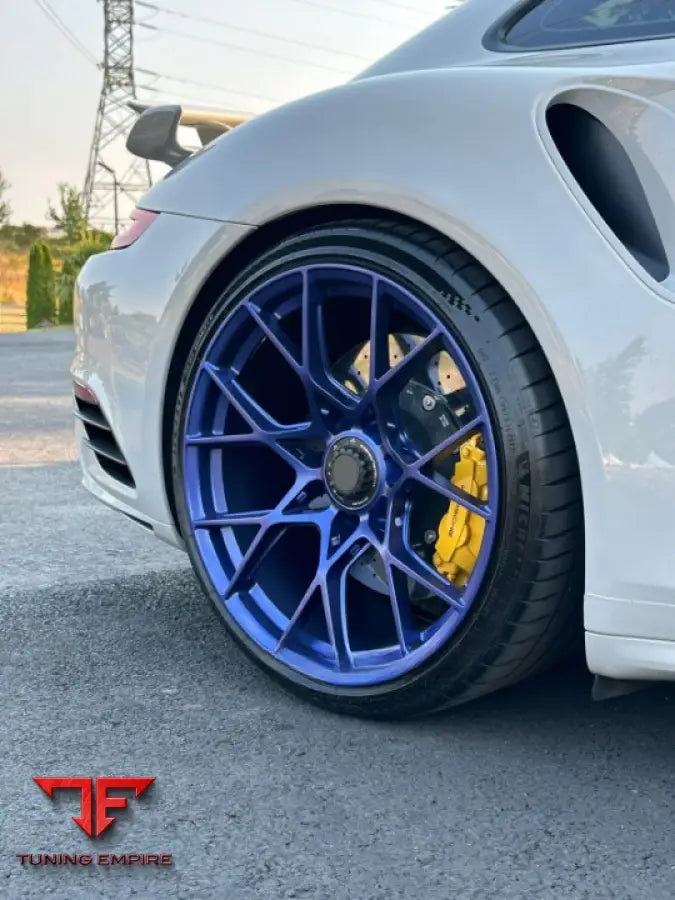 PORSCHE 911 991 TURBO S 21 INCH FORGED WHEELS