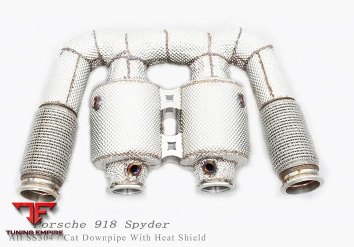 Porsche 918 Spyder All Ss304 Cat Downpipe With Heat Shield Exhaust System