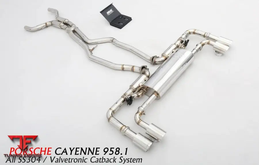 Porsche Cayenne 958.1 All Ss304 Valvetronic Exhaust System