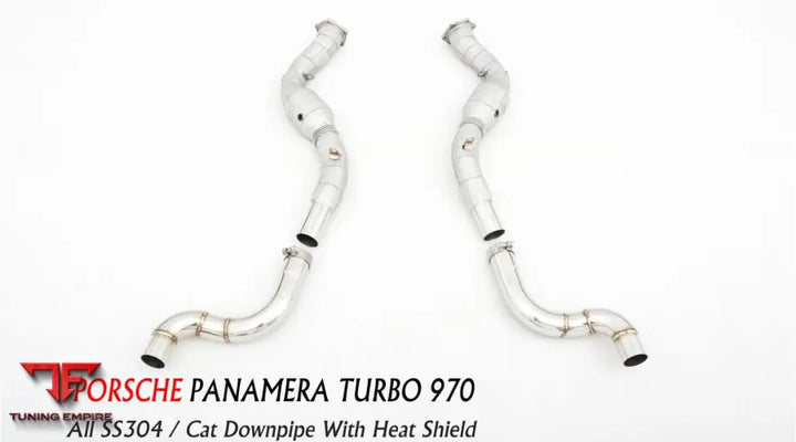 Porsche Panamera 970.1 All Ss304 Cat Downpipe With Heat Shield Exhaust System