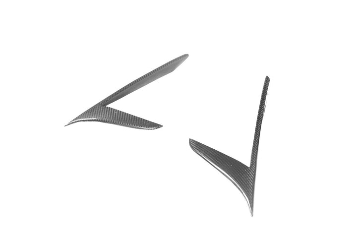 MASERATI MC20 NVT STYLE DRY CARBON FIBER QUARTER PANEL SIDE VENT SCOOPS