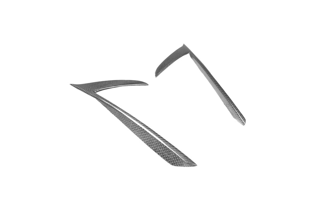 MASERATI MC20 NVT STYLE DRY CARBON FIBER QUARTER PANEL SIDE VENT SCOOPS