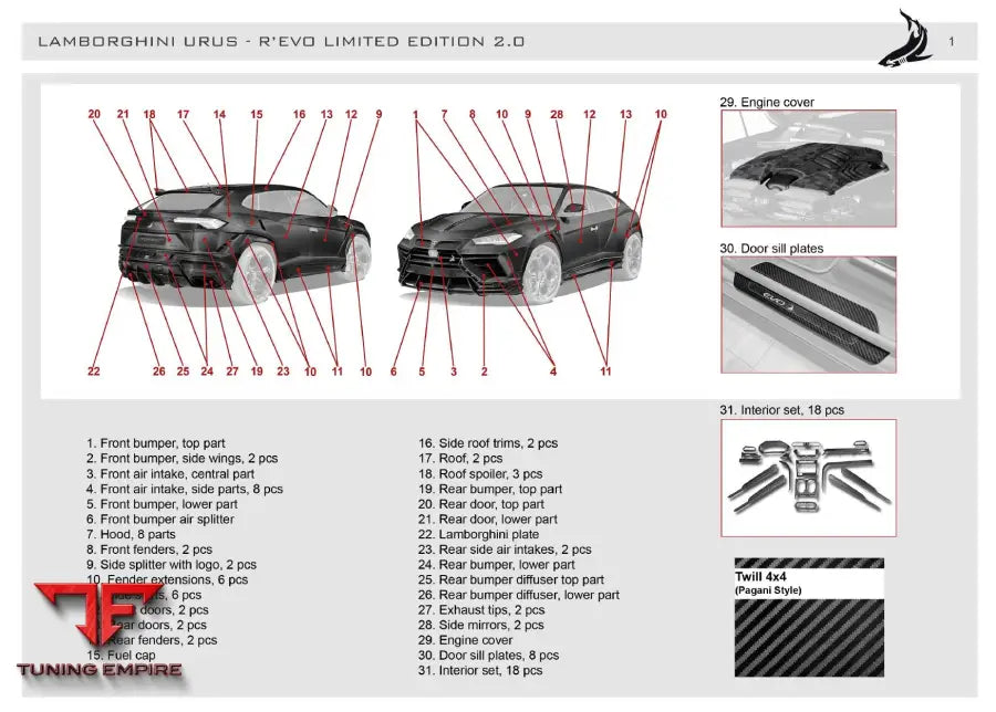 Top Car Lamborghini Urus Evo R 2.0