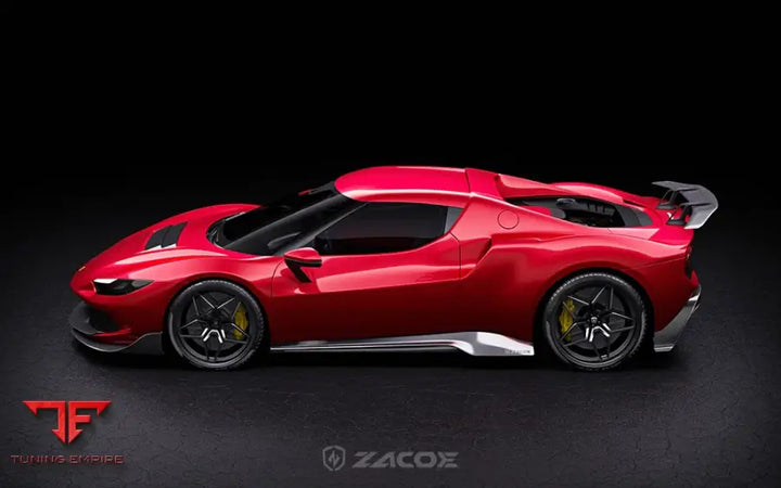 ZACOE FERRARI 296 GTB CARBON FIBER BODY KIT