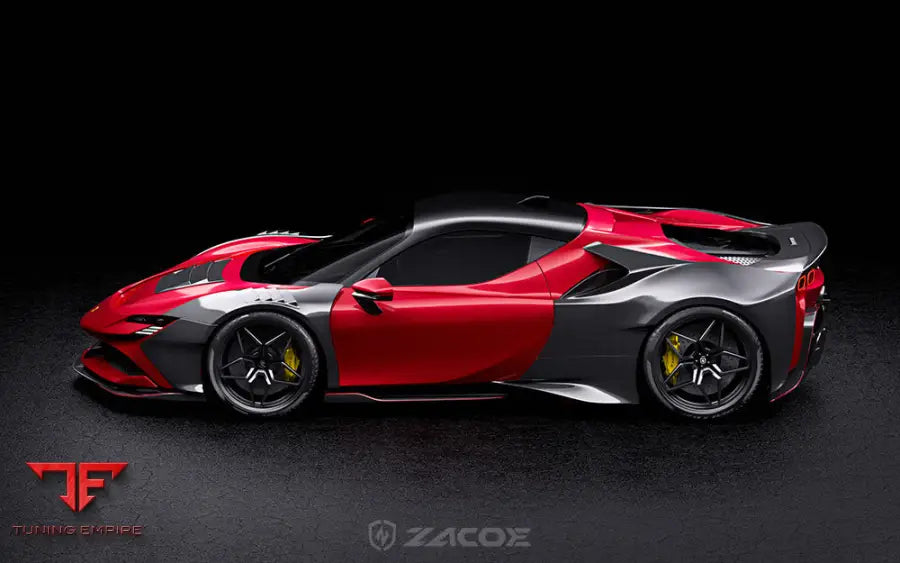 ZACOE FERRARI SF90 LIGHTNING CARBON FIBER WIDE BODY