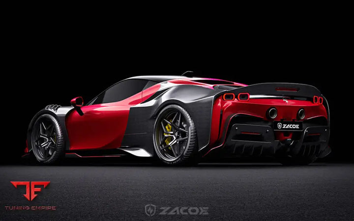 ZACOE FERRARI SF90 LIGHTNING CARBON FIBER WIDE BODY