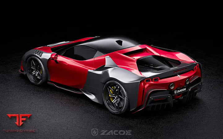 ZACOE FERRARI SF90 LIGHTNING CARBON FIBER WIDE BODY