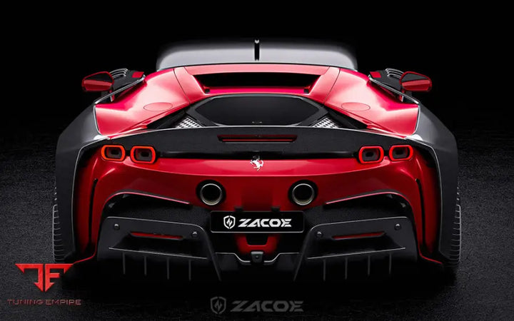 ZACOE FERRARI SF90 LIGHTNING CARBON FIBER WIDE BODY